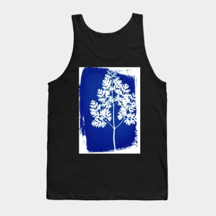 cyanotype fern 2 Tank Top